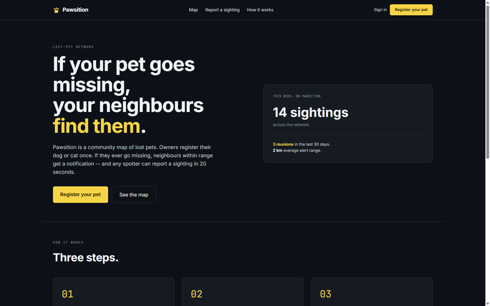 Pawsition screenshot